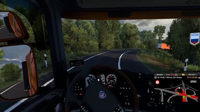 ETS 2 | КАРТА РОССИИ | МОДЫ | ОНЛАЙН смотреть онлайн