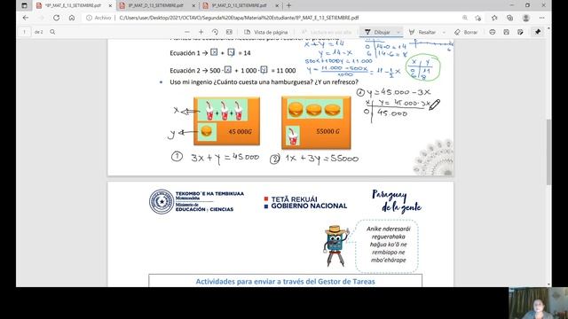 8°Matemática-Semana del 13 al 17-09 смотреть онлайн
