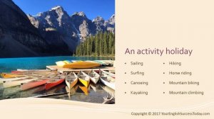 6 Types of Holidays | ENGLISH VOCABULARY