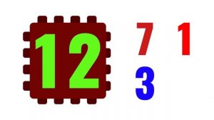 Learn numbers from 1 to 12 in English with kids. Educational video for children.
