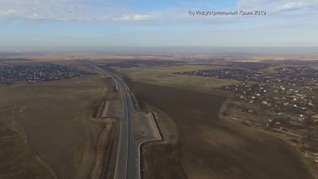 Трасса Таврида 5 этап. Развязка в районе села Трудовое. Ноябрь 2019 смотреть онлайн