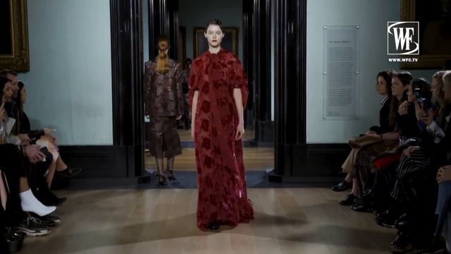 Erdem Осень/Зима 18-19 Неделя Моды в Лондоне смотреть онлайн