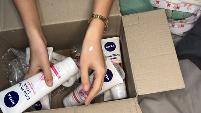Unboxing/Review Nivea's Buy One Take One Serum Lotion (Lazada PH)