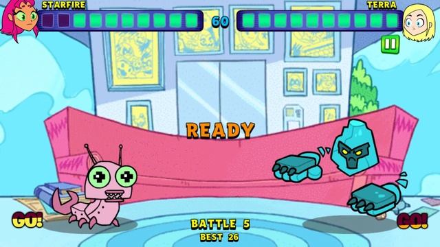 Teen Titans Go! - Jump Jousts - Wrath of Starfire [Cartoon Network Games] смотреть онлайн