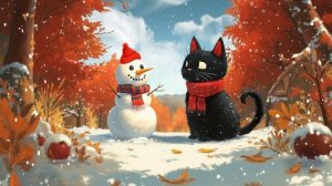 Calm Snowfall Melodies - Mellow Lofi Hip Hop for Relaxation, Study Sessions, and Productive Work