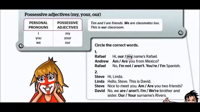 Відеоурок 5 клас Граматика Unit 1a p11 Full Blast 5 смотреть онлайн