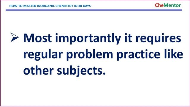 How to Master INORGANIC CHEMISTRY for JEE/NEET 2017. Must Watch