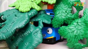 Мультики про машинки для детей с игрушками автобусы