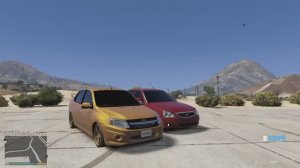 LADA GRANTA vs VAZ-2170 PRIORA гонка на переднем приводе Mods GTA 5,