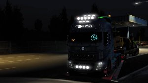 Euro Truck Simulator 2 ( КООП) Ночной конвой