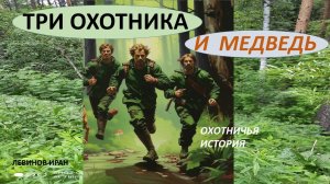 Три охотника и медведь. Охотничья история. Левинов Иран. Стихи.