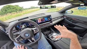 2024 BMW 550e xDrive | 255km/h REVIEW on AUTOBAHN
