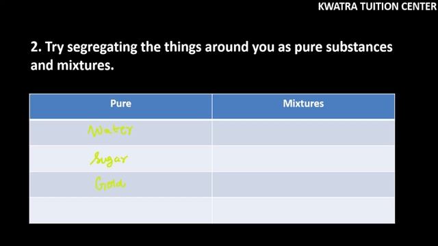 9. Try segregating the things around you as pure substances or mixtures. смотреть онлайн