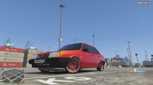 VAZ-21099-LADA-SAMARA дрифт в городе на мощном седане в GTA 5,