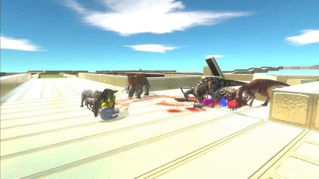 Race to eat Neon Cats - Animal Revolt Battle Simulator смотреть онлайн