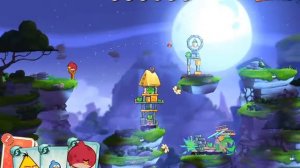 Angry Birds 2-Cobalt Plateaus Fluttering Heights Level-345 Three Star Walkthrough