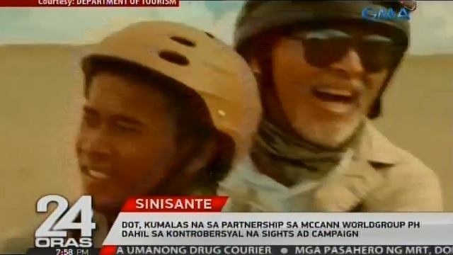 24 Oras: DOT, kumalas na sa McCann Worldgroup Ph dahil sa kontrobersyal na sights ad campaign смотреть онлайн