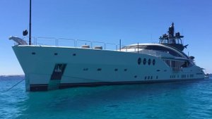 LADY M by Palmer Johnson  built in 2013 (214.90ft /65.5m)  visit ibiza & Formentera ! Mega Yacht !