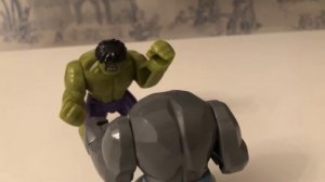 СЕРЕБРЯНЫЙ ХАЛК ПРОТИВ ЗЕЛЁНОГО ХАЛКА КТО-ЖЕ ПОБЕДИТ? МИНИ МУЛЬТИК