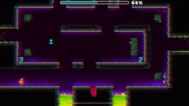 Прошёл dash на две монетки!!! -GEOMETRY DASh смотреть онлайн