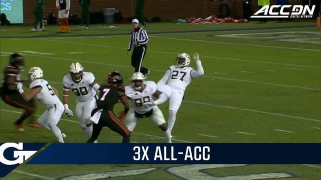 Pressley Harvin III NFL Draft Tape | Georgia Tech P смотреть онлайн