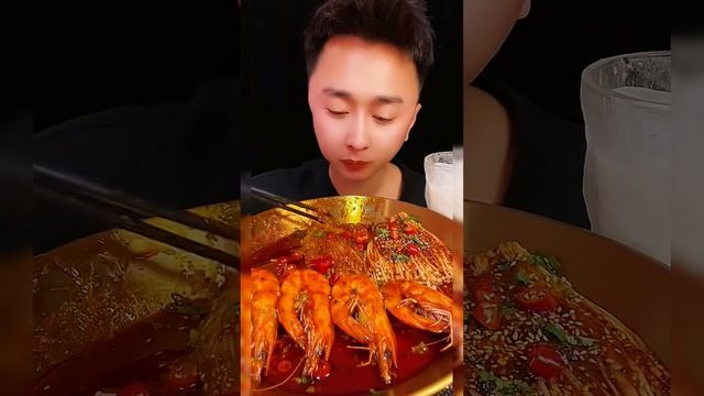 Show Challengers Seafood Flavors Spicist Spicy With Enoki Mushroom Yummy Yummy