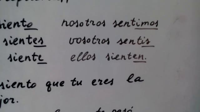 Испанский язык.глагол sentir смотреть онлайн