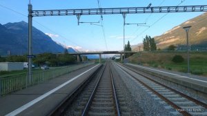 Путешествие на поезде Сен-Морис – Мартиньи – Сьон, Швейцария [09.2023]