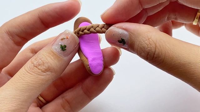 DIY How to Make Polymer Clay Miniature Doll Shoes, Makeup Set | DIY Miniature Footwear | Doll Barbi