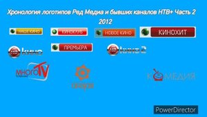 Хронология логотипов Ред Медиа/НТВ Плюс (1996-н.в)