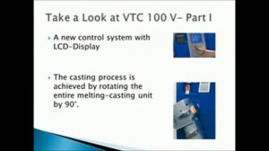 Indutherm Vacuum Titanium Casting Machine VTC100VTi