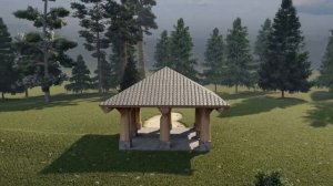 Беседка Квадро _ Ангарские терема _ срубы из кедра