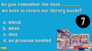 English Quiz Online || Relative Pronouns || Grammar