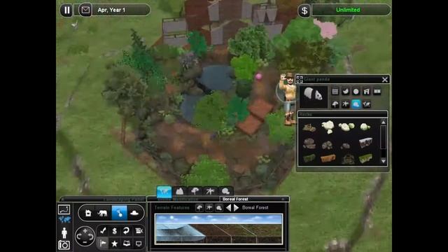 Giant Panda Exhibit Speedbuild [Zoo Tycoon 2] смотреть онлайн