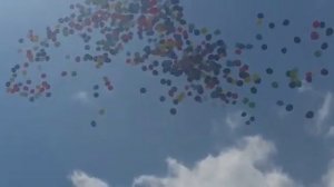 запуск шариков в небо