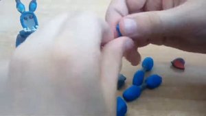 DIY ОЛД БОННИ из пластилина.
