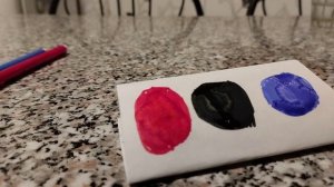 проводим химический эксперимент с Хроматографией.        Разделение вещества на компоненты.