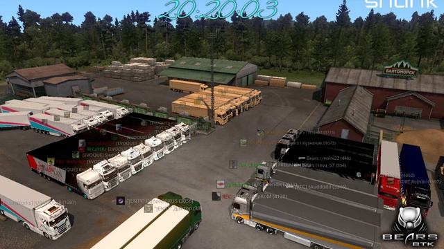 Открытый конвой "ВТК" Alfa Trans Logistic (ATL), по дорогам По DLC “Beyond the Baltic Se  (25.03.19