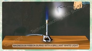 PHYSICAL AND CHEMICAL CHANGES - 5 EXAMPLE OF CHEMICAL CHANGE- BURNING OF MAGNESIUM RIBBON.avi