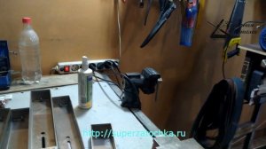 Обзор гриндера Хозяин 1250 на производстве точилки Строгова. Самодельный водяной циклон.