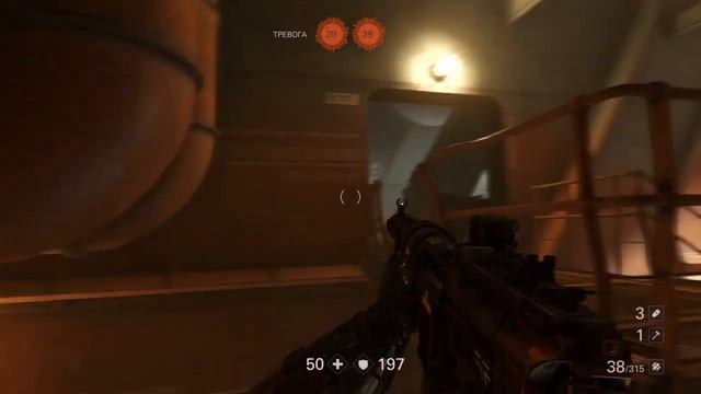 Отсек F - Wolfenstein II The New Colossus PS4 #3 ~Прохождение с комментами