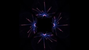 ПЛАЗМА видео для голографической 3D пирамиды