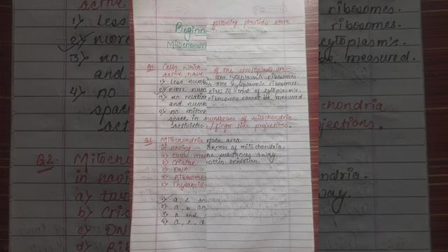 Cell Biology  Questions for Beginners mitochondria plastids  biology cellbiology ncert