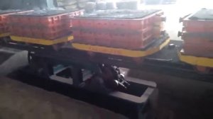 Изготовление крышки люка на вибропрессовочной машине на линии формовки петель