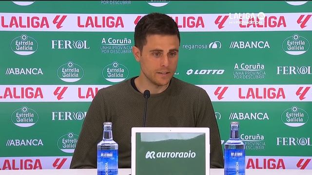 Rueda de prensa Racing Club Ferrol vs CD Mirandés