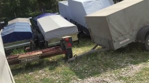 Легковой прицеп Аляска Квадро Длинна 2,5 метра ширина 1500 метра. Трап и тент