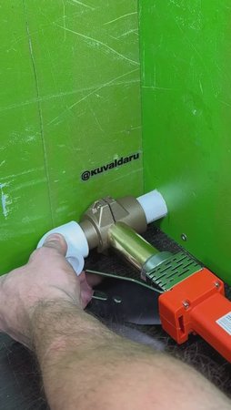 Сварка полипропилена аппаратом REXANT