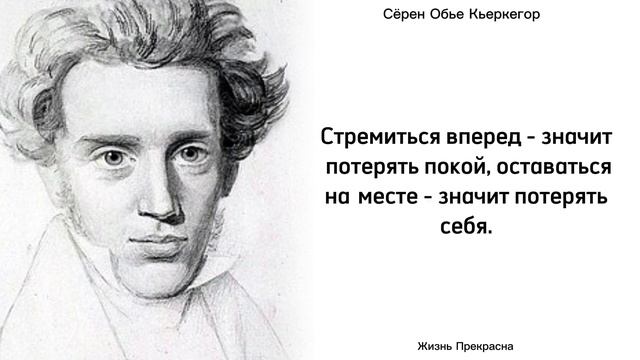 "Каждый должен знать свои собственные силы", - Сёрен Кьеркегор. Интересные мысли.