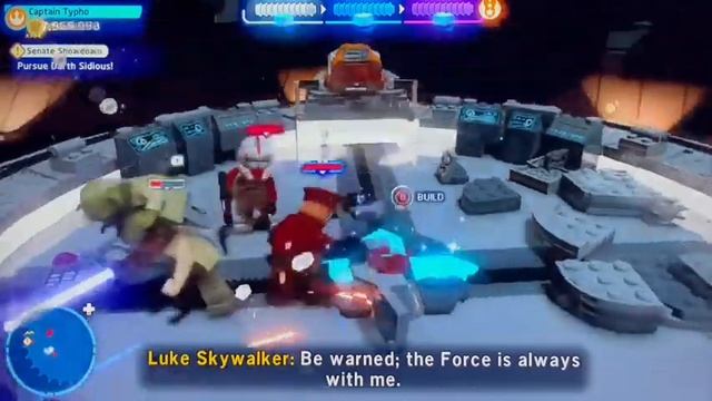 Lego Star Wars: TSS - Luke Skywalker (Yoda Backpack) Vs Emperor Palpatine смотреть онлайн