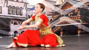 Polina Lepilina 2019 (Indian dance technology). Art dance from India. (Indian Wedding Festival)